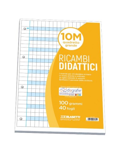 RICAMBI DIDATTICI A4 10M 40FF 100GR
