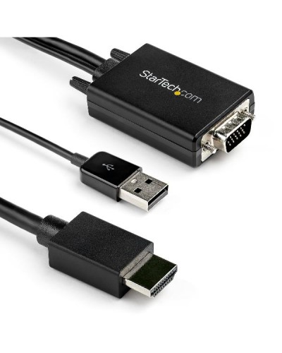 Cavo adattatore convertitore da VGA a HDMI con audio USB 2m