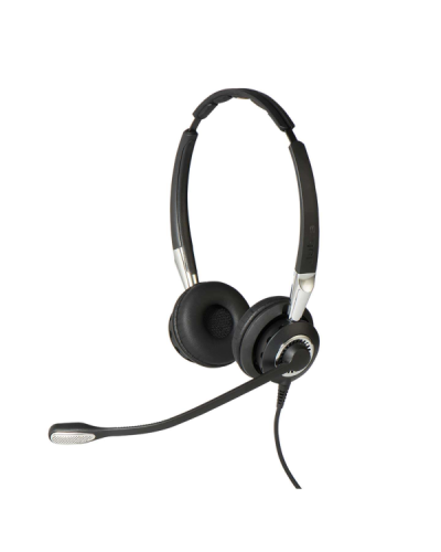 Jabra BIZ™ 2400 II Duo  NEXT GENERATION - Wideband Type: 82 E-STD, Noise-Cancelling, Wideband-Headset (QD) microphone boom: F
