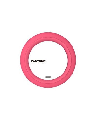 PANTONE - Caricabatteria wireless, cavo alimentazione MicroUsb input e USB-A output, potenza massima 10 Watt