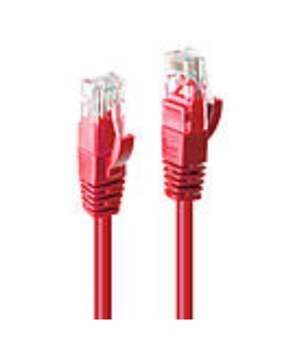 Cavo di Rete Cat.6 U/UTP Rosso, 2m