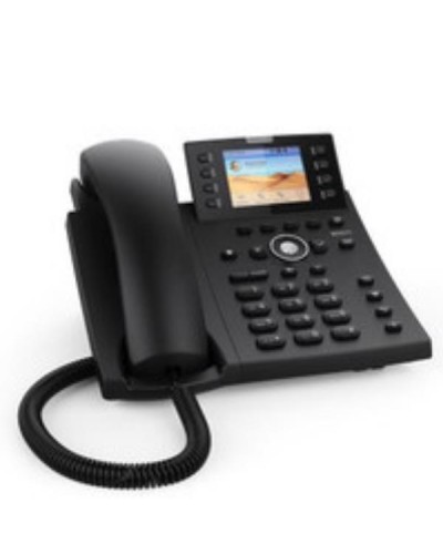 4390 - Snom D335 IP Desk Phone: 12 SIP accounts, 2 PoE Gigabit ports, 32 self labeling function keys