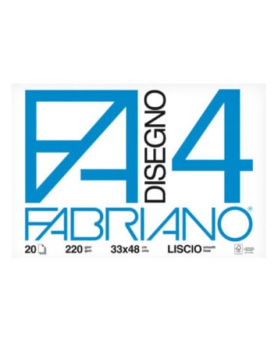 ALBUM DISEGNO FABRIANO F4 LISCIO 33x48cm
