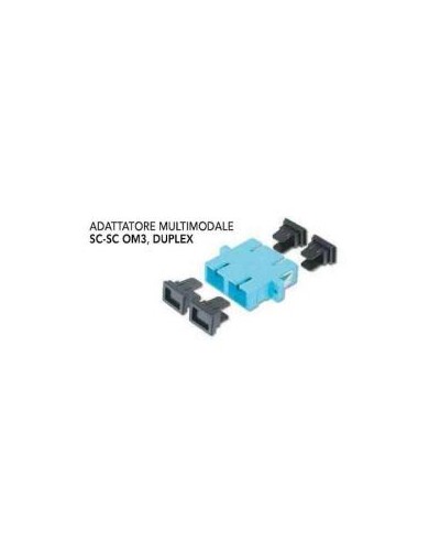 ADATTATORE SC DUPLEX MM AQUA