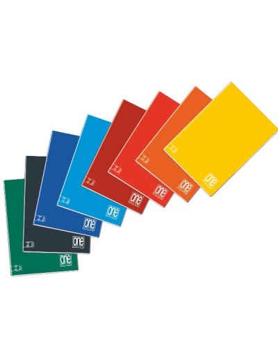 Quaderno ONE COLOR A4 - 4M senza marg. (conf.10)