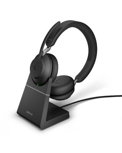 JABRA EVOLVE2 65 UC STEREO BLACK con base di ricarica