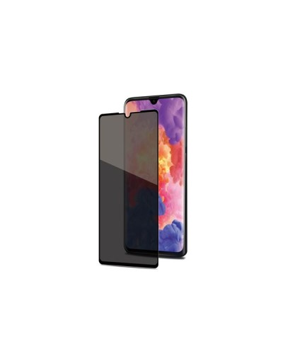 PRIVACY FULL GLASS - Vetro 9H con effetto Privacy e bordo colorato nero compatibile con Huawei P30