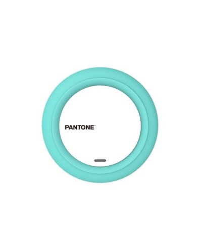 PANTONE - Caricabatteria wireless, cavo alimentazione MicroUsb input e USB-A output, potenza massima 10 Watt