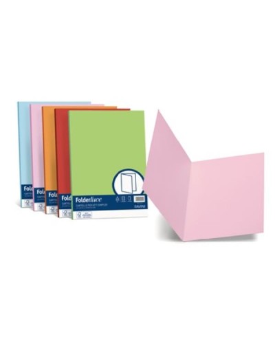 FOLDER LUCE E ACQUA simplex - 50 cartelline - Giallo Sole
