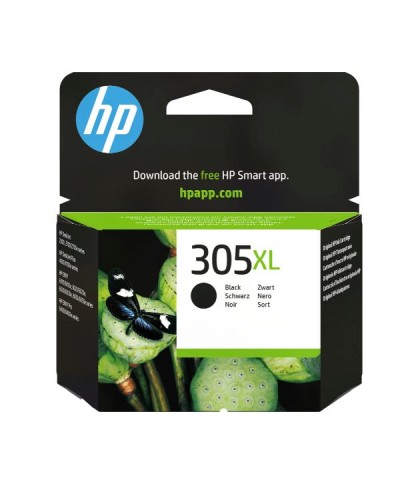 Cartuccia di inchiostro nero originale ad alta capacità HP 305XL