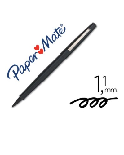 CF12PENNA PUNTA FIBRA FLAIR NER 1MM