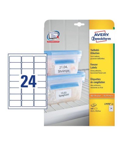 ETICH. PER FREEZER 63 5X33 9