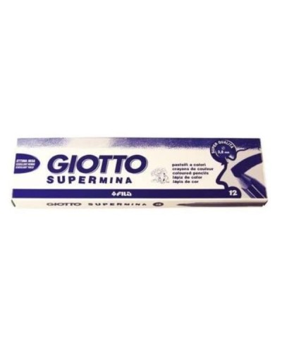 GIOTTO Matita colorata Supermina Giallo Fluo – 12 pezzi