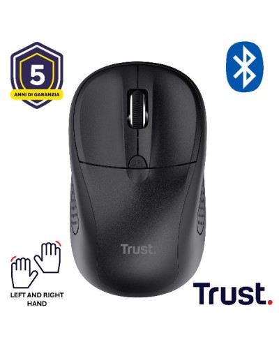 MOUSE WIRELESS BLUETOOTH® - 1600DPI - TRUST PRIMO BT - NERO