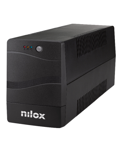 NILOX TECH - UPS Premium Line INTERACTIVE 2000VA, connessione USB, 4 Prese d’uscita protette da blackout e 2 da sovratensioni