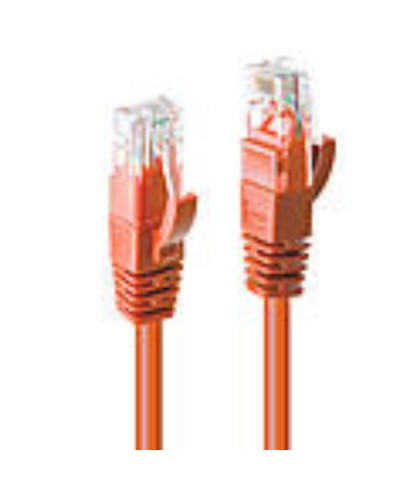 Cavo di Rete Cat.6 U/UTP Arancione, 0.5m