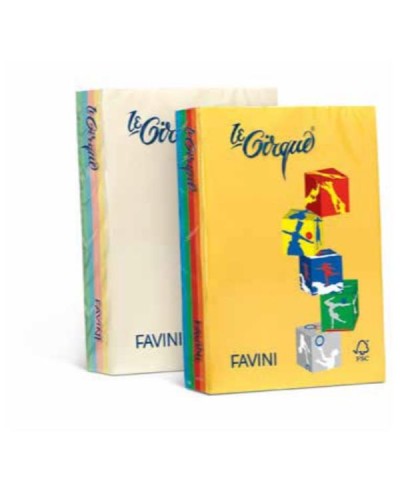 LE CIRQUE Tenui Mix – A4 5 Colori - 160g/m2 - 250 fogli