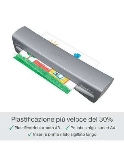 Plastificatrice Leitz iLAM Home Office A3 (2 rulli)