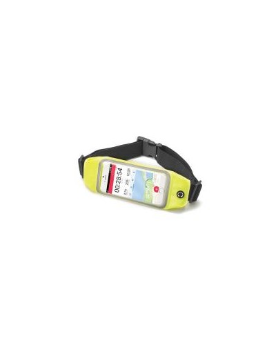 RUNBVIEW - Cintura sportiva regolabile, compatibile con smartphone fino a 4.7" dimensione display, finestra trasparente per uti
