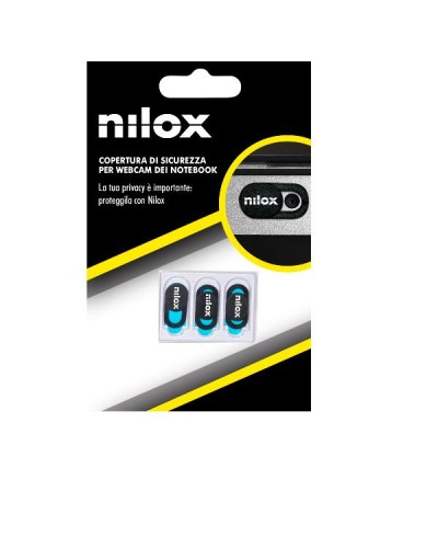NILOX TECH - Cover slider copri webcam, scorrevole, 3 slider in confezione, ultra sottile