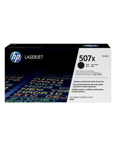 TONER NERO HP 507X LASERJET