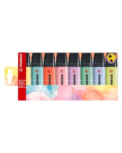 AST8 STABILO BOSS PASTEL ASSORTITI
