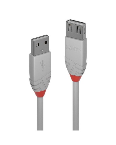 PROLUNGA USB 2.0 TIPO A GRIGIO, 3M