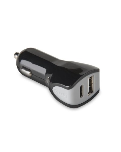 CCTYPECUSB - 17W USB-A/USB-C Car Charger