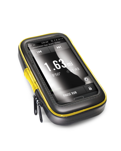 FLEXBIKE - Supporto universale per smartphone, utilizzo con manubri tubolari di bici e ebike, custodia impermeabile, compatibil