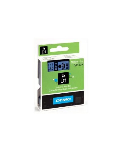 Nastri standard D1 9mmx7m nero/blu