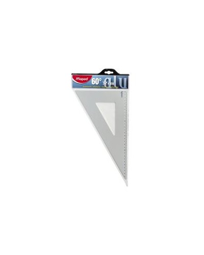SQUADRA 32 CM 60°  ALLUMINIO