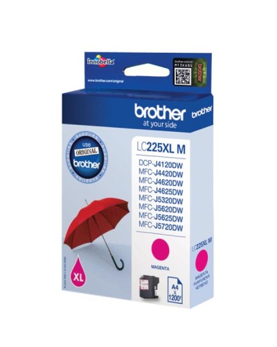 Cartuccia inchiostro Magenta Brother LC225XLM