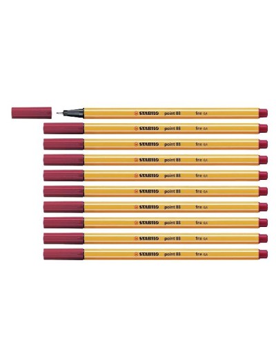 CF10 FINELINER POINT 88 ROSSO CREMI