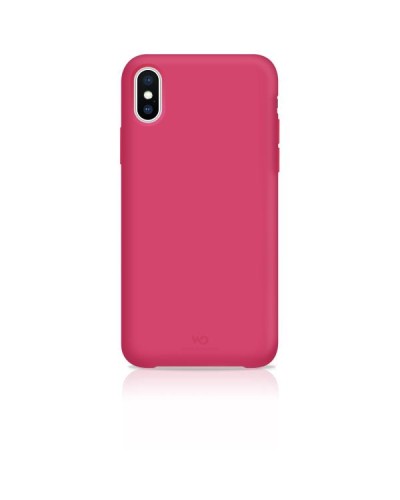 WHITE DIAMONDS - Cover semi-trasparente in TPU rigido con glitter fluttuanti nel liquido compatibile con Apple iPhone Xs/ iPhon