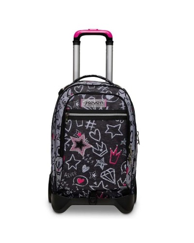 TROLLEY JACK SEVEN 2 RUOTE ZIPPER GLAMY