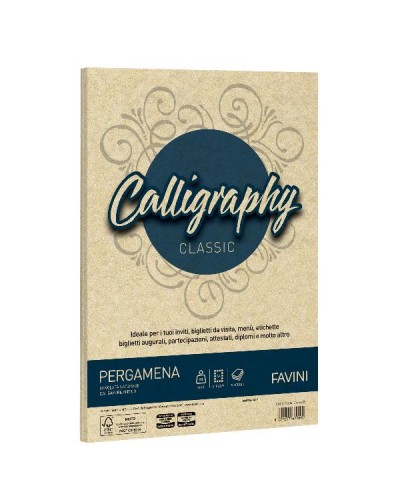 CALLIGRAPHY pergamena - Crema - 90g/m2 – 50 fogli