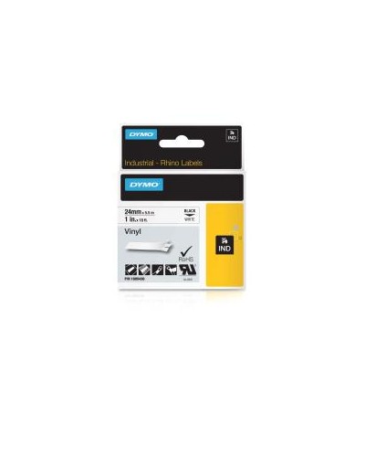 NASTRO 24MMX 5 5M VINILE NE/BI