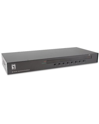 LEVELONE KVM-3208 - KVM 8-PORT PS/2-USB VGA con OSD, Rack