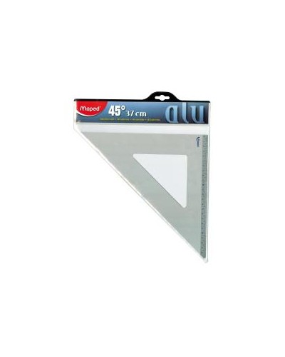 SQUADRA 37 CM 45°  ALLUMINIO