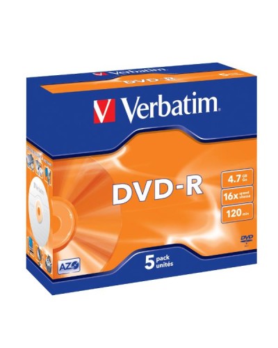 DVD-R 4 7GB 16X SERIGR.CONF.5     )