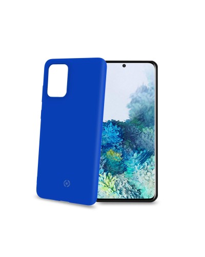 FEELING - Cover morbida in silicone liquido con finitura soft touch e bordi anti scivolo colore blu compatibile con Samsung Gal
