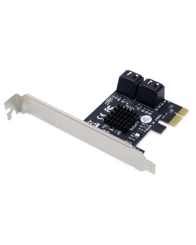 ADATTATORE PCI-e 4-PORTE SATA con Cavo SATA