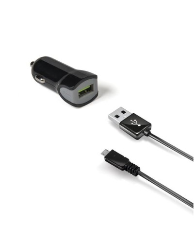 CCUSBMICRO - 12W USB-A Car Charger+USB-A to Micro Usb Cable [TURBO]