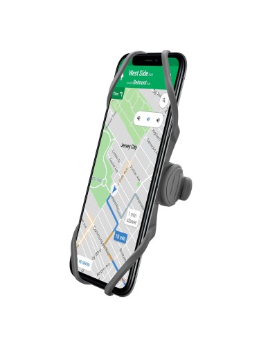 SWIPEBIKESTEM - Supporto universale per smartphone utilizzo con bici, ebike, da manubrio, materiale morbido silicone, funzional