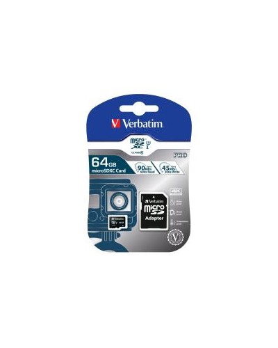 MICRO SDHC-64GB-PRO CLASS 10+ADAT.