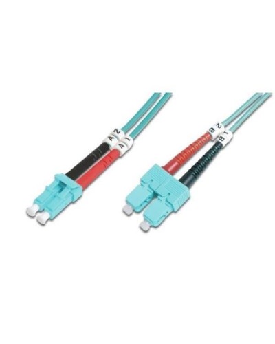 FO PCORD LC TO SC DUPLEX OM4 2M