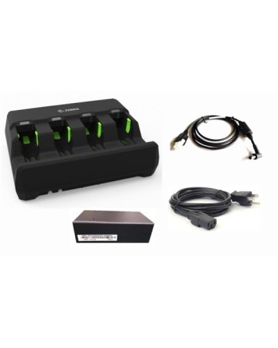 KIT BASE DI RICARICA A 4 SLOT PER BATTERIE PER DS3600/LI3600 INCLUDE ALIMENTATORE, DC LINE CORD