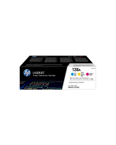 HP 128A CYM TRI-PACK LASERJET TONE
