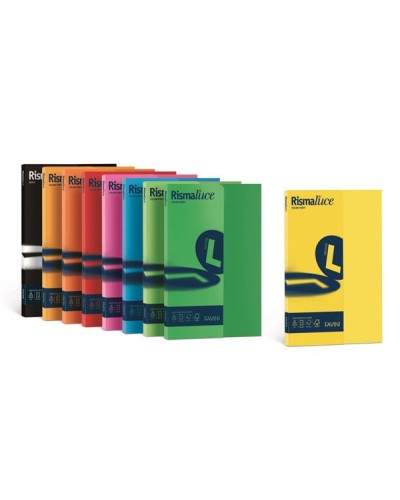 RismaLuce Small - Scarlatto 61 - 21x29,7 cm - 200 g/m2 - 50 fogli