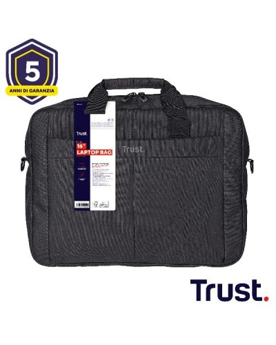 BORSA LAPTOP/NOTEBOOK FINO A 16" - TRUST PRIMO NERO